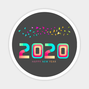 2020 welcome Happy New Year Twenty Twenty New Year Gify Magnet